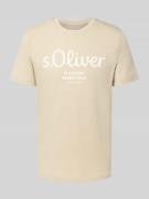 Regular fit T-shirt van puur katoen