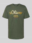 Regular fit T-shirt van puur katoen