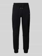 Sweatpants met labeldetail en elastische band