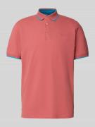 Regular fit poloshirt van katoenmix