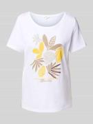 Regular fit T-shirt van puur katoen
