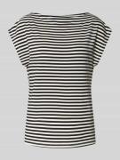 T-shirt met boothals, model 'RICCI'