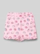 Regular fit korte jersey broek van een mix van katoen en elastaan