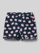 Regular fit korte jersey broek van een mix van katoen en elastaan