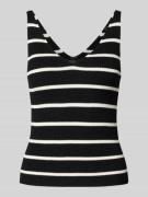 Slim fit tanktop van viscosemix, model 'MEDDI'