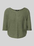 Gebreide pullover met 1/2-mouwen