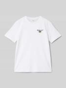 Regular fit T-shirt van puur katoen