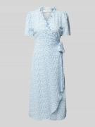 Midi-wikkeljurk, model 'Peony'