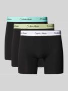 Boxershort met band met label in een set van 3 stuks