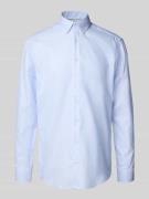 Regular fit zakelijk overhemd met kentkraag