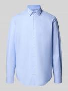 Regular fit zakelijk overhemd met kentkraag