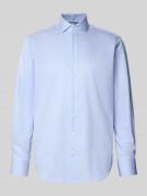 Regular fit zakelijk overhemd van puur katoen