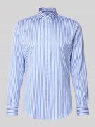 Slim fit zakelijk overhemd met haaikraag