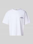 T-shirt met labelstitching