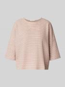 T-shirt met extra brede schouders