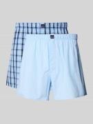 Boxershort met labelpatch in een set van 2 stuks