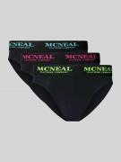 Slip met elastische band met label in een set van 3 stuks