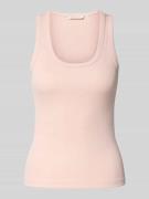 Slim fit tanktop van katoenmix