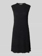 Slim fit knielange jurk van katoenmix