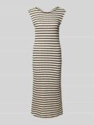 Slim fit gebreide jurk van katoenmix