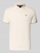 Tailored fit poloshirt van puur katoen
