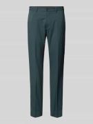 Regular fit pantalon met riemlussen