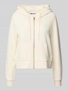 Sweatjack met labelstitching