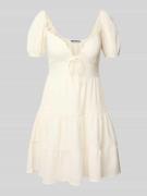 Mini-jurk in laagjeslook