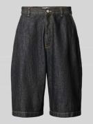 Baggy fit korte jeans met riemlussen - jort