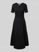 Vrijetijdsjurk in A-lijn met katoenen popelinerok