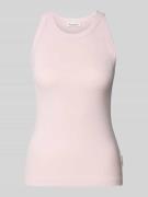 Slim fit tanktop van puur katoen