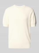 T-shirt met ribboorden, model 'CASPER'