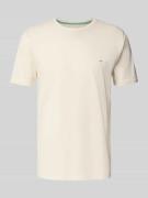 T-shirt met labelstitching