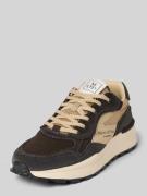 Lage sneakers van rundersuède