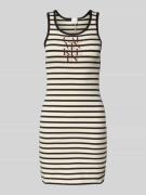 Mini-jurk met labelprint