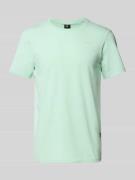 Slim fit T-shirt met labelprint