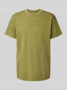 T-shirt met labelpatch