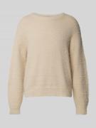 Gebreide pullover met labelpatch, model 'Watson'