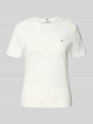 Slim fit T-shirt van puur katoen