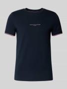 Slim fit T-shirt van puur katoen