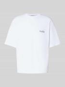 T-shirt met labelstitching