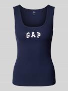Tanktop met labelprint