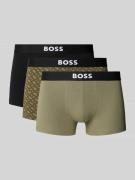 Regular fit boxershort van een mix van katoen en elastaan in een set v...