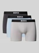 Regular fit boxershort van een mix van katoen en elastaan in een set v...