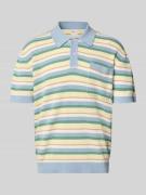 Regular fit gebreid shirt met polokraag