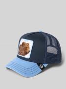 Trucker-pet met motiefpatch, model 'The Gritty Bear'