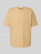 T-shirt met labelprint, model 'Dapolino'