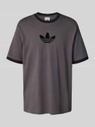 Oversized T-shirt met ribboorden