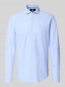 Slim fit zakelijk overhemd van jersey