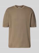 Gebreid shirt met structuurmotief, model 'Derico'